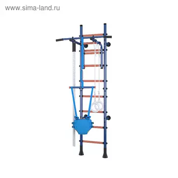 Детский спортивный комплекс Polini Sport Turbo, пристенный, синий