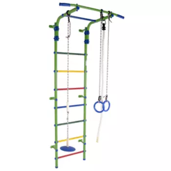 Детский спортивный комплекс Start 2, цвет салатовый/радуга