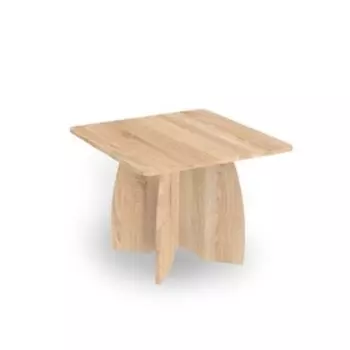 Детский столик на 4-х детей, 600 × 600 × 450 мм, цвет дуб сонома