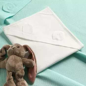 Уголок детский вафельный «Экономь и Я», 9090 см, хлопок 100%, белый