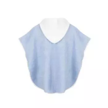 Детское полотенце-пончо «Рико», размер 64х50 см, цвет голубой