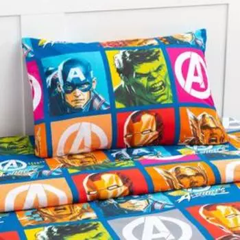 Постельное бельё 1.5-спальное «Этель. Супер-герои», бязь