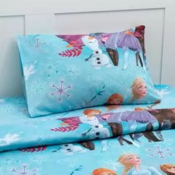 Постельное бельё 1,5 сп "Nature is magical" Холодное сердце 143*215 см, 150*214 см, 50*70 см -1 шт