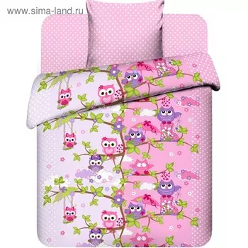 Детское постельное бельё 1,5 сп. «Совята»