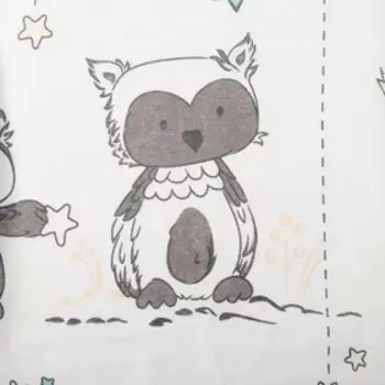 Детское постельное бельё «Зверята», 112х147, 60х120, 40х60см