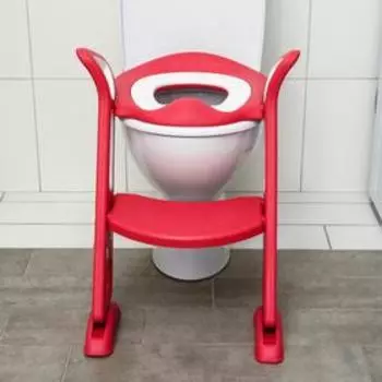 Детское сиденье на унитаз, цвет красный