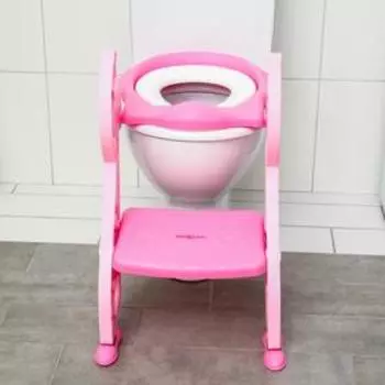 Детское сиденье на унитаз «Лошадка», цвет розовый