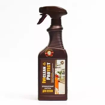 Дезинфицирующий очиститель IVIclean proTECt, для кухни, 750 мл