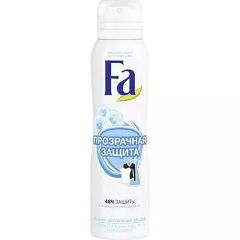 Дезодорант Fa «Прозрачная защита», аэрозоль, 150 мл