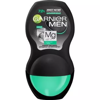 Дезодорант мужской Garnier роликовый «Эффект магния», 50 мл