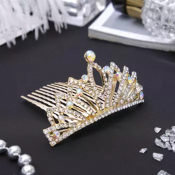 Диадема для волос «Королевская особа», веер, 3.87.5 см