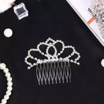 Диадема для волос «Медея», грация, 97 см, серебро