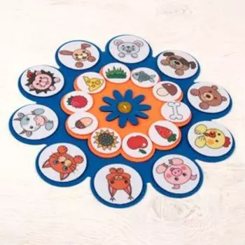 Дидактическая игра «Кто что ест», фетр — 2 мм