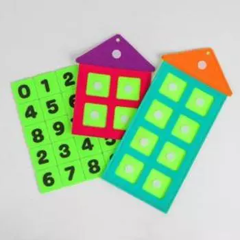 Дидактический коврик "Числовые домики"