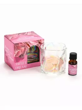 Диффузор ароматический для дома камни с аромамаслом «Sweet dream», аромат цветочный