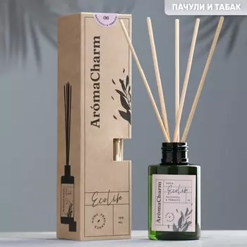 Диффузор ароматический"EcoLife",100мл,PATCHOULI&TOBACCO