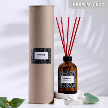Диффузор ароматический, "MADRID", кедр, мускус, 100мл
