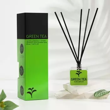 Диффузор ароматический NEON AROMA HOME "GREEN TEA", 50 мл