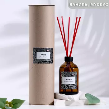 Диффузор ароматический, "PARIS", ваниль, мускус, 100мл