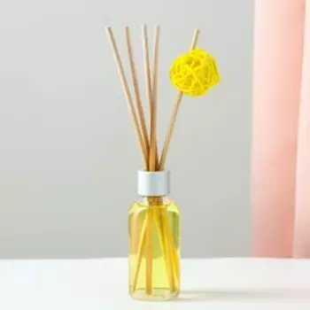 Диффузор ароматический с декором, 30 мл, ваниль