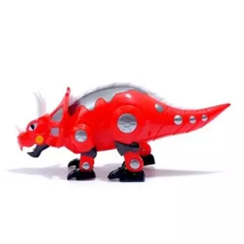 Динозавр-робот «Робозавр», работает от батареек, световые и звуковые эффекты, МИКС, уценка