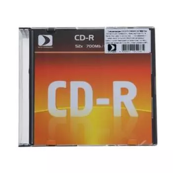 Диск CD-R Data Standard, 52x, 700 Мб, Slim, набор 10 шт