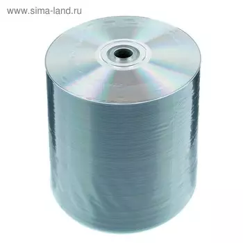 Диск CD-R, не окрашенный, без канавки (Ritek), 52x, 700 Мб, Спайка, 100 шт