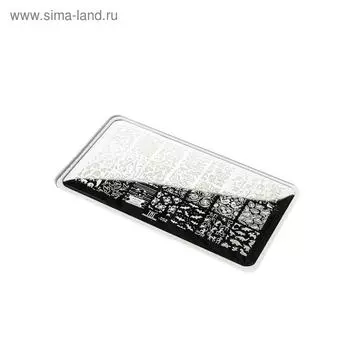 Диск для стемпинга металлический «Цветы и животные», 12 6 см