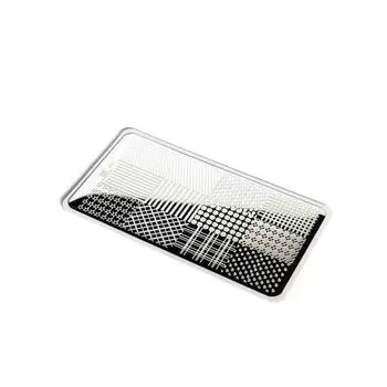 Диск для стемпинга металлический «Line & dots», 12 6 см