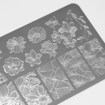 Пластина для стемпинга металлическая «Vibe», 126 см