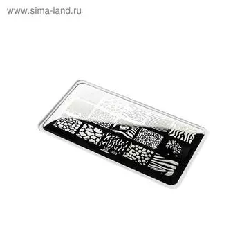 Диск для стемпинга металлический «В мире животных», 12 6 см