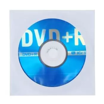 Диск DVD+R Data Standard, 16x, 4.7 Гб, конверт, 1 шт