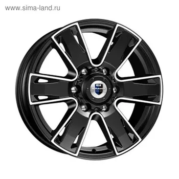 Диск литой K&K Севенна (КС726-02) 7x17 6x139.7 ET38 d67.1 алмаз-чёрный