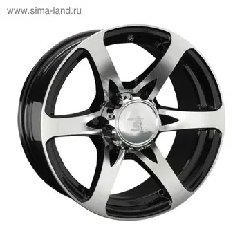 Диск литой LS 165 7,5x17 6x139,7 ET0 d107,1 BKF (S020487)
