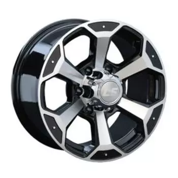 Диск литой LS 187 7,5x18 6x139,7 ET25 d106,1 BKF (S034974)