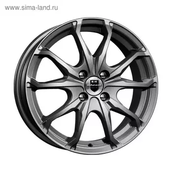 Диск литой Rapid Brent (КС733) 6x16 4x100 ET41 d60.1 дарк-платинум