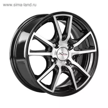 Диск литой X'trike X-104 6,0x14 5x100 ET38 d67,1 BK/FP (10859)