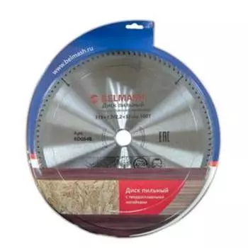 Диск пильный по ламинату BELMASH RD084B, 315х3.4/2.2х32 мм, 100Т, кольцо 32/30 мм