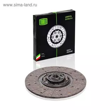 Диск сцепления ведомый для автомобилей МАЗ 5336/5516/6303/5551 (395WGTZ 1 3/4"-10N) 81303010433, TRIALLI FD 1205