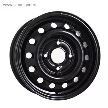 Диск штампованный MEFRO 6.0x15 4x100 ET50 d60,1 чёрный [LD515001B]