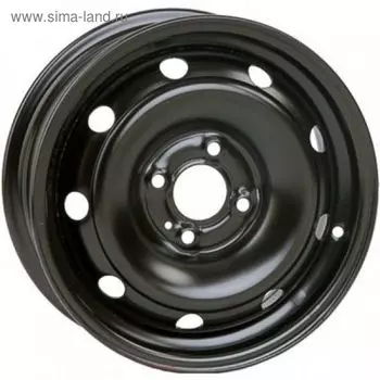 Диск штампованный ТЗСК 6x15 4x100 ET40 d60,1 чёрный