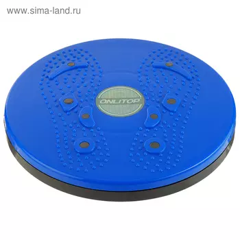 Диск здоровья ONLYTOP, с магнитными вставками, d=25 см, цвета МИКС