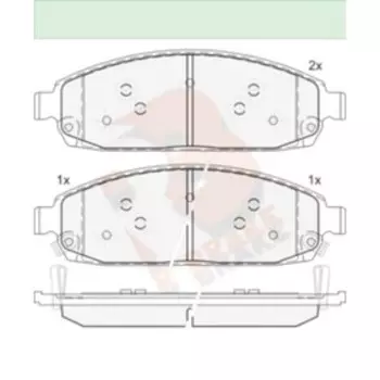 Дисковые тормозные колодки R BRAKE RB1713