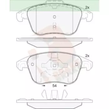 Дисковые тормозные колодки R BRAKE RB1866-200
