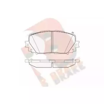 Дисковые тормозные колодки R BRAKE RB1898