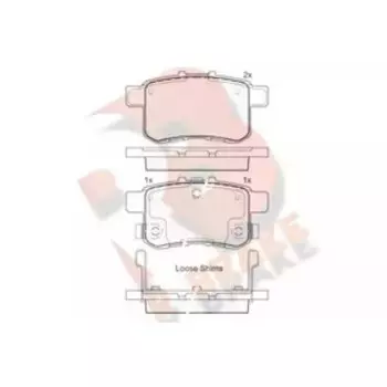 Дисковые тормозные колодки R BRAKE RB1907