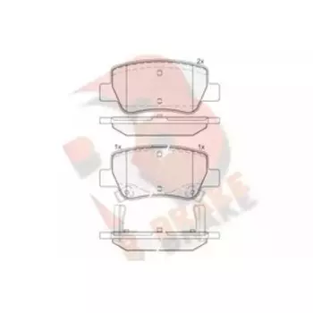 Дисковые тормозные колодки R BRAKE RB1916