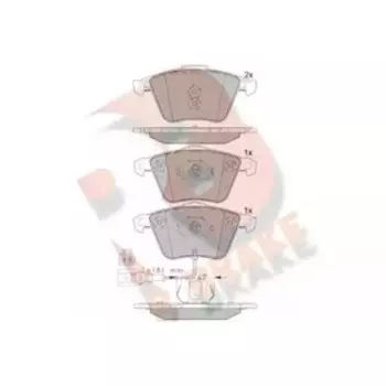 Дисковые тормозные колодки R BRAKE RB2148