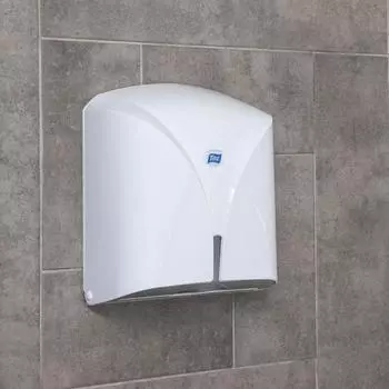 Диспенсер бумажных полотенец в листах Titiz, цвет белый