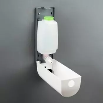 Диспенсер для жидкого мыла SAVANNA, механический, 370 мл, белый